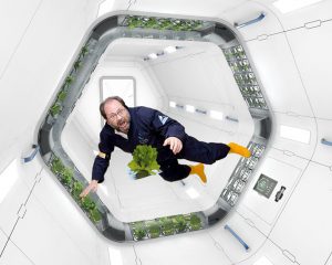 hydroponics space travel